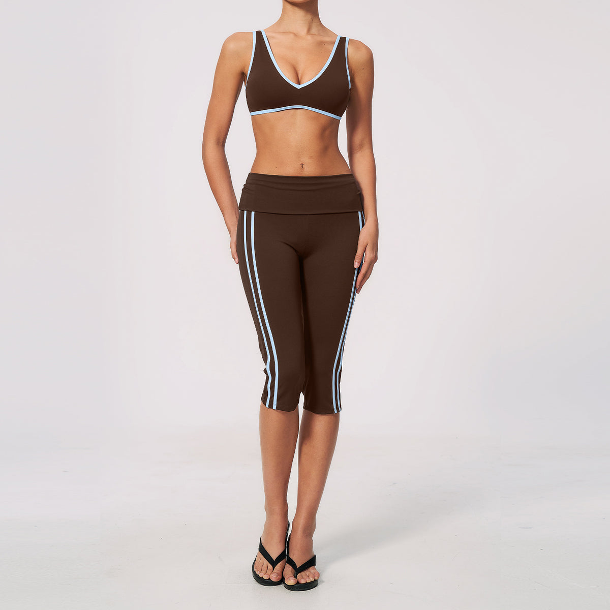 Women's hot selling bras with quick-drying leggings yoga set