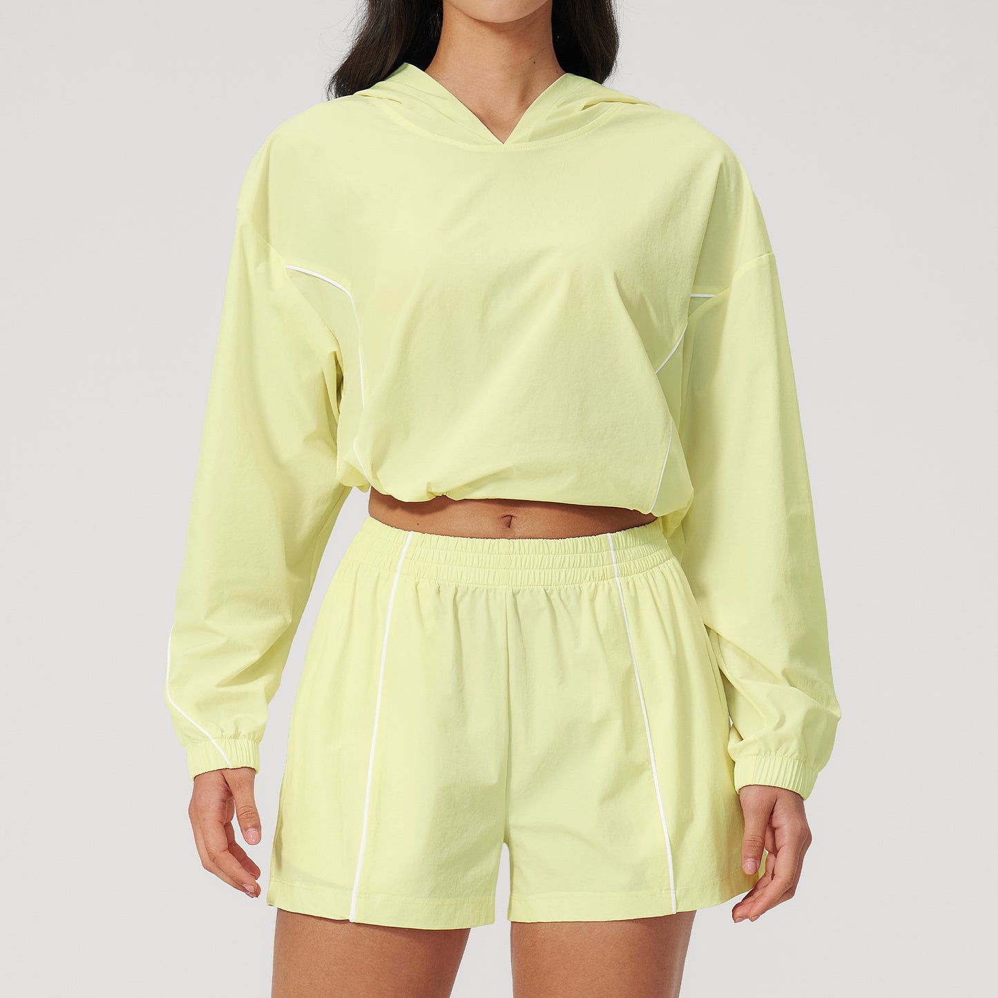 Women's Sun Protection Clothing jacket Set - Color Block Outdoor Casual Running Fitness Quick-Drying Sun Protection Set