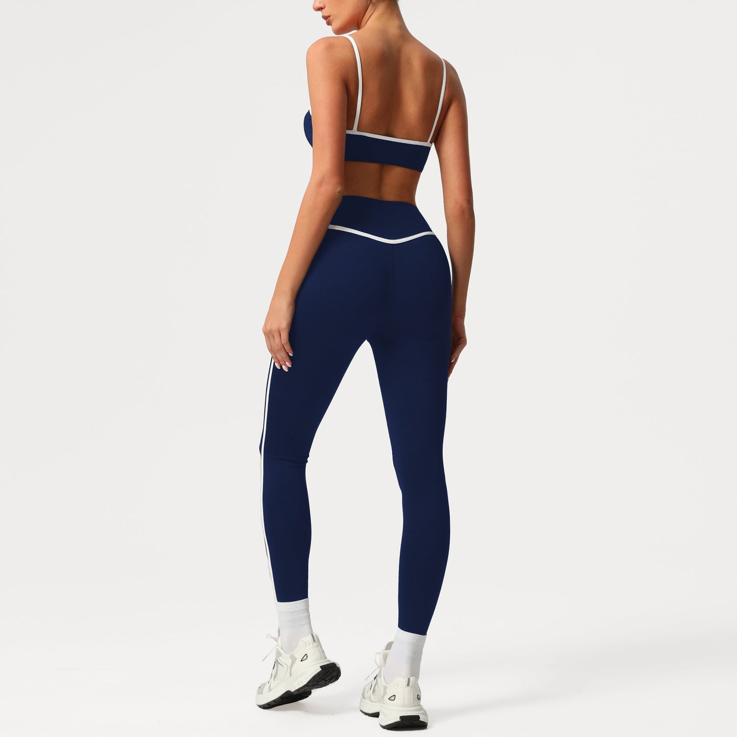 Women's soft quick-drying bras with high waist leggings suit