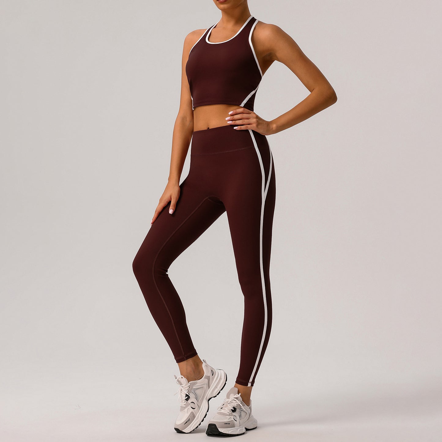 Women's Lightweight sports bras with leggings yoga set
