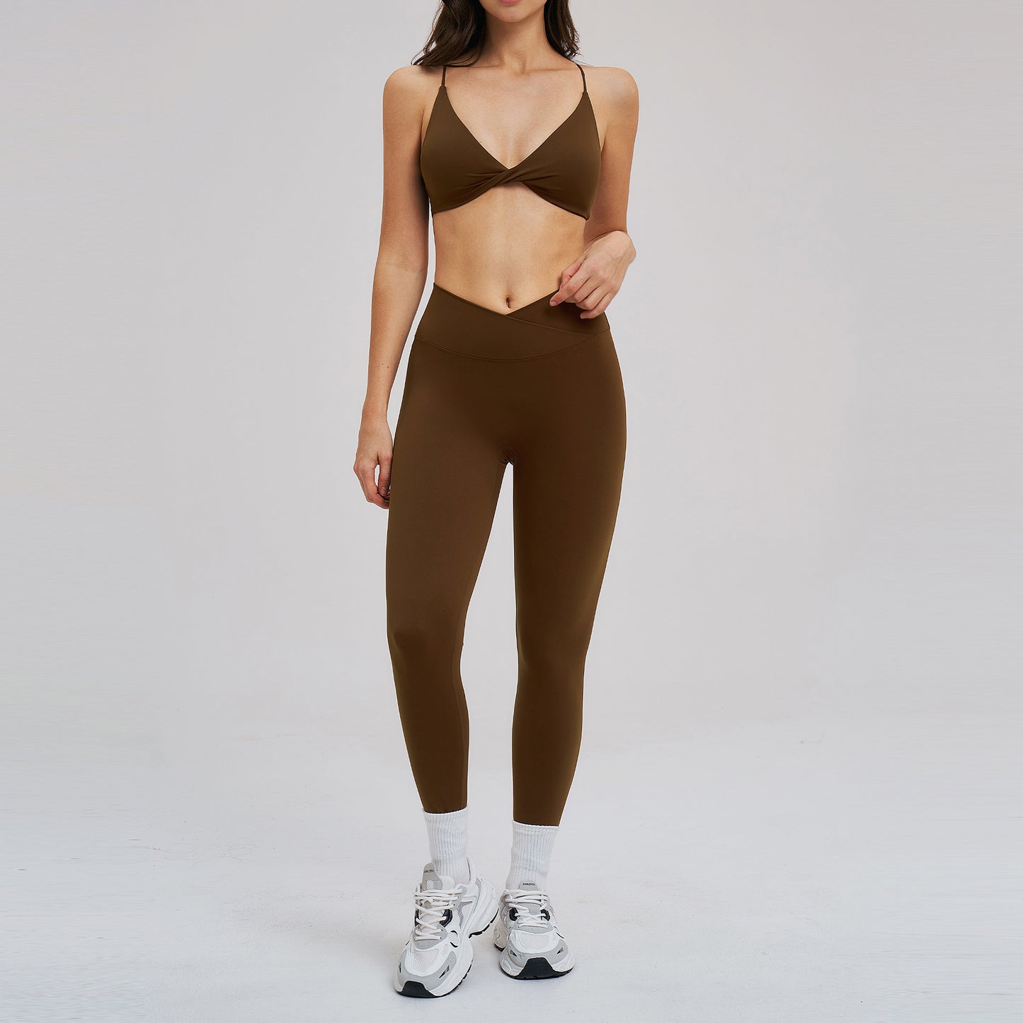 Sexy Soft Fabric Sports Bra Yoga Set