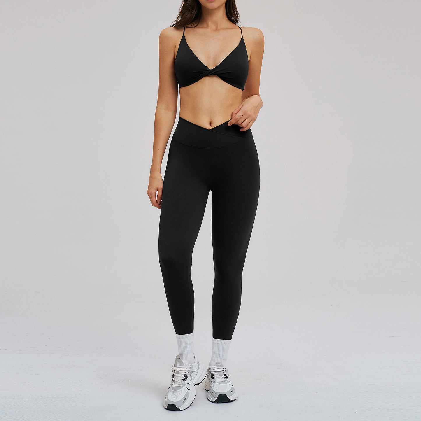 Sexy Soft Fabric Sports Bra Yoga Set