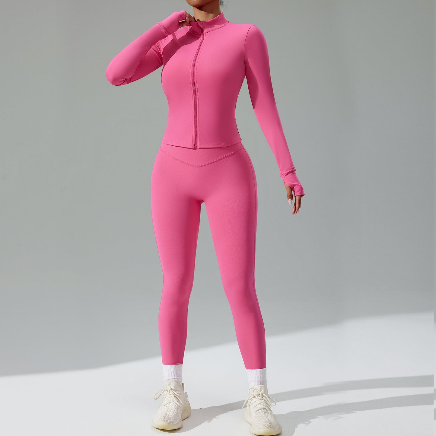 Women's tight yoga suit set