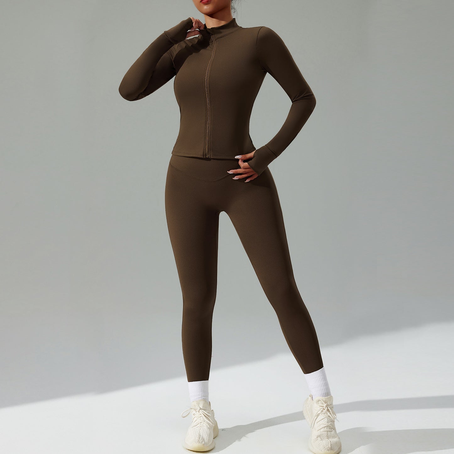 Women's tight yoga suit set