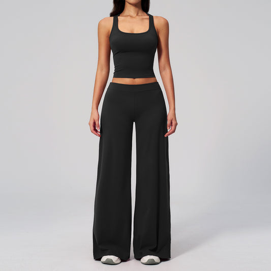 Women's butt-lifting tight-fitting pants fitness  quick-drying yoga set