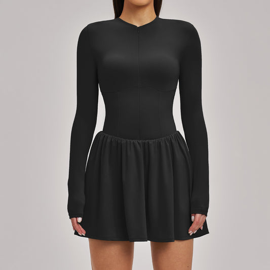 Anti-exposure fitness pocket skirt sports dress