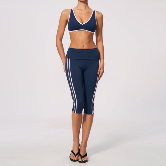 Women's hot selling bras with quick-drying leggings yoga set