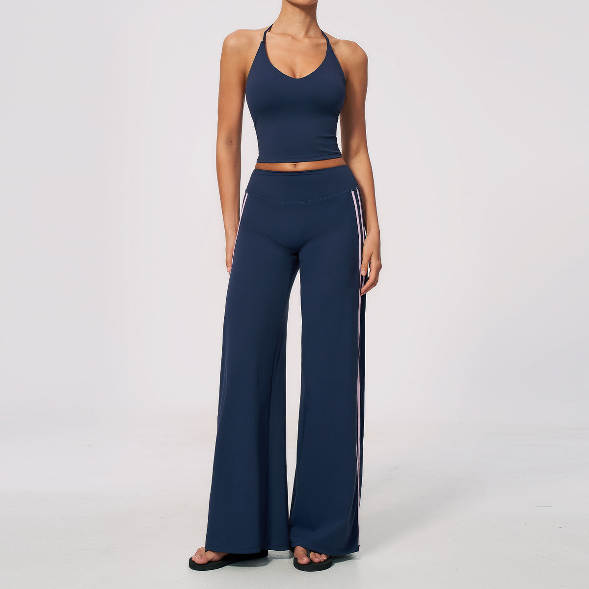 V-neck yoga outfit for women quick-drying running yoga set