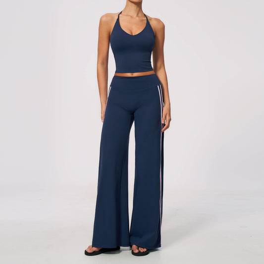 V-neck yoga outfit for women quick-drying running yoga set