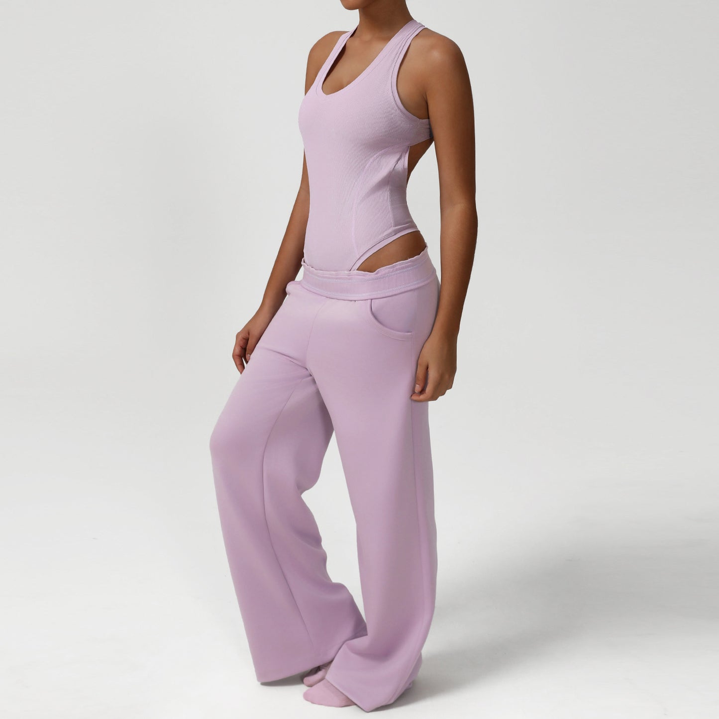 Women's sexy conjoined bras with pant yoga set