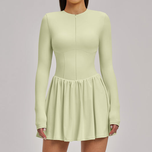 Anti-exposure fitness pocket skirt sports dress