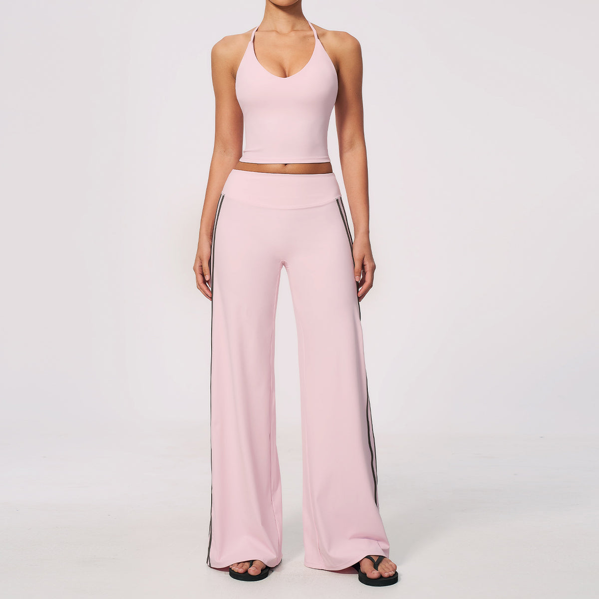 V-neck yoga outfit for women quick-drying running yoga set
