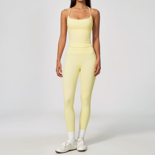 women's quick-drying bras with leggings sports yoga set