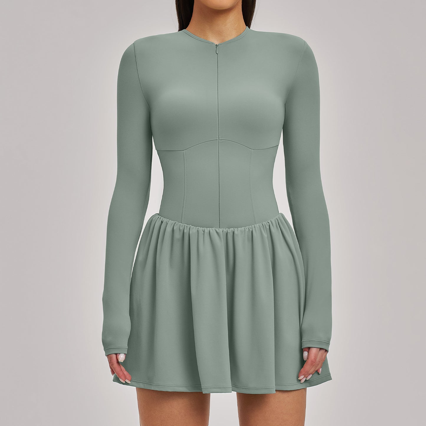 Anti-exposure fitness pocket skirt sports dress