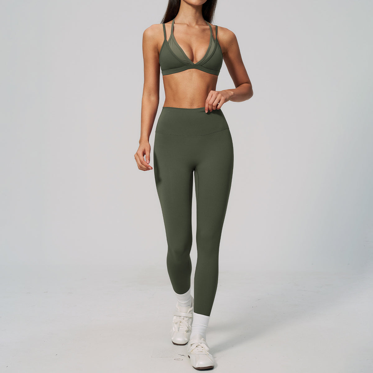 Women's sexy bras with Breathable leggings casual suit