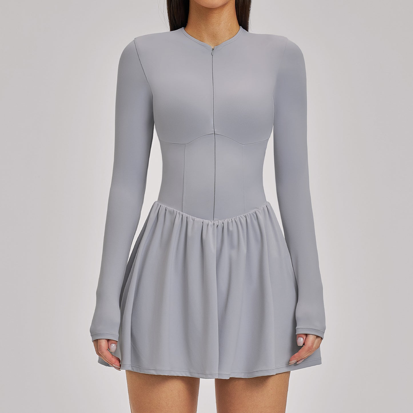 Anti-exposure fitness pocket skirt sports dress