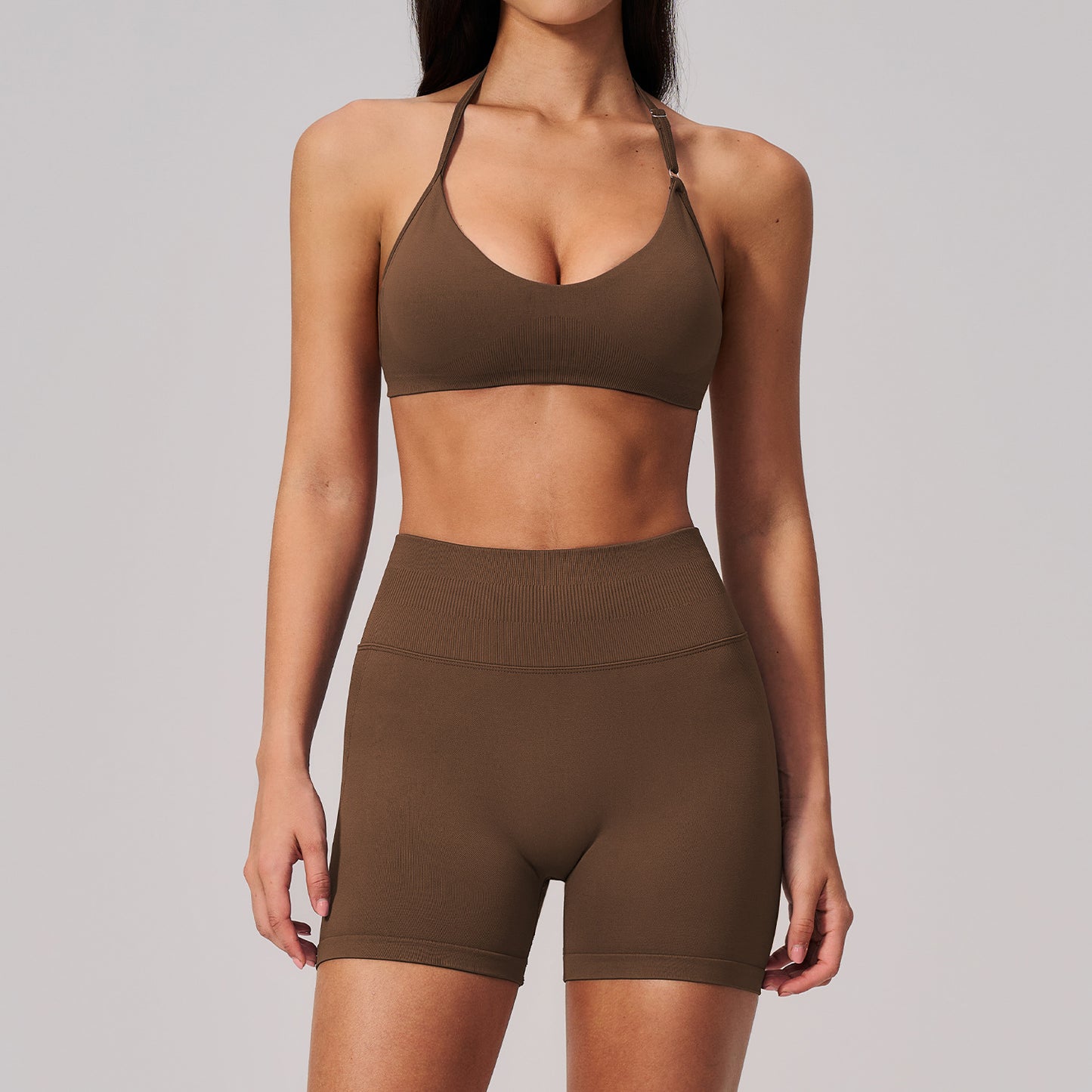 Women's Seamless yoga bras suit set Quick-drying running yoga shorts