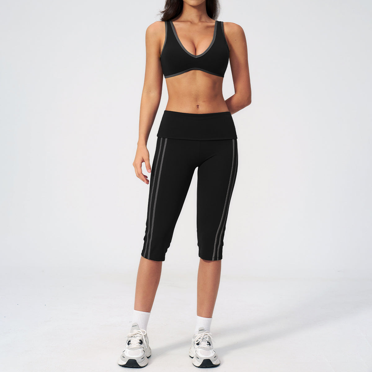 Women's hot selling bras with quick-drying leggings yoga set