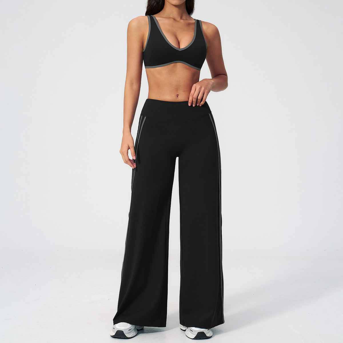 Slimming and quick-drying fitness wear outdoor running sports set
