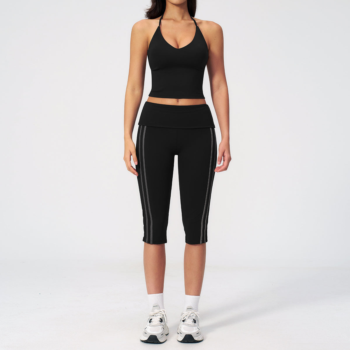 Women's wholesale quick-drying bras with leggings fitness suit