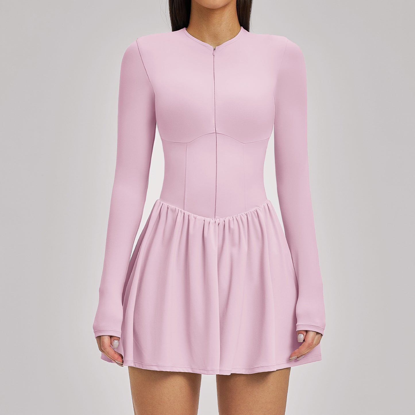 Anti-exposure fitness pocket skirt sports dress