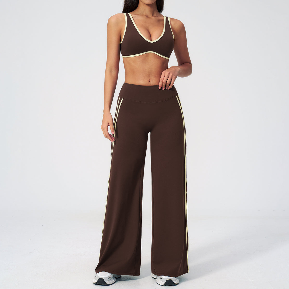 Slimming and quick-drying fitness wear outdoor running sports set