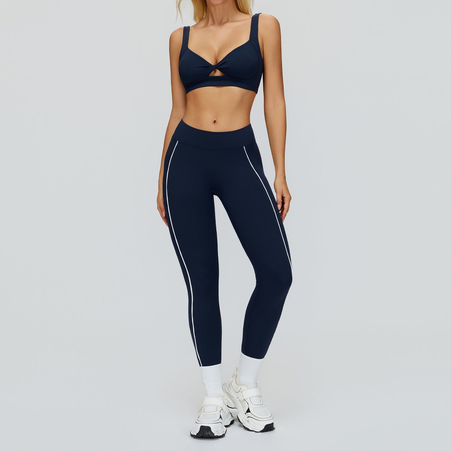 Women's soft quick-drying bars with pants yoga set