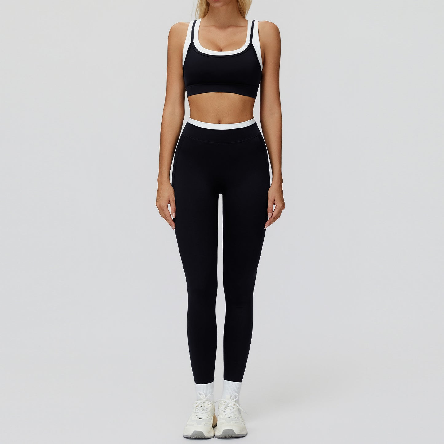 Women's soft quick-drying bars with legging yoga suit
