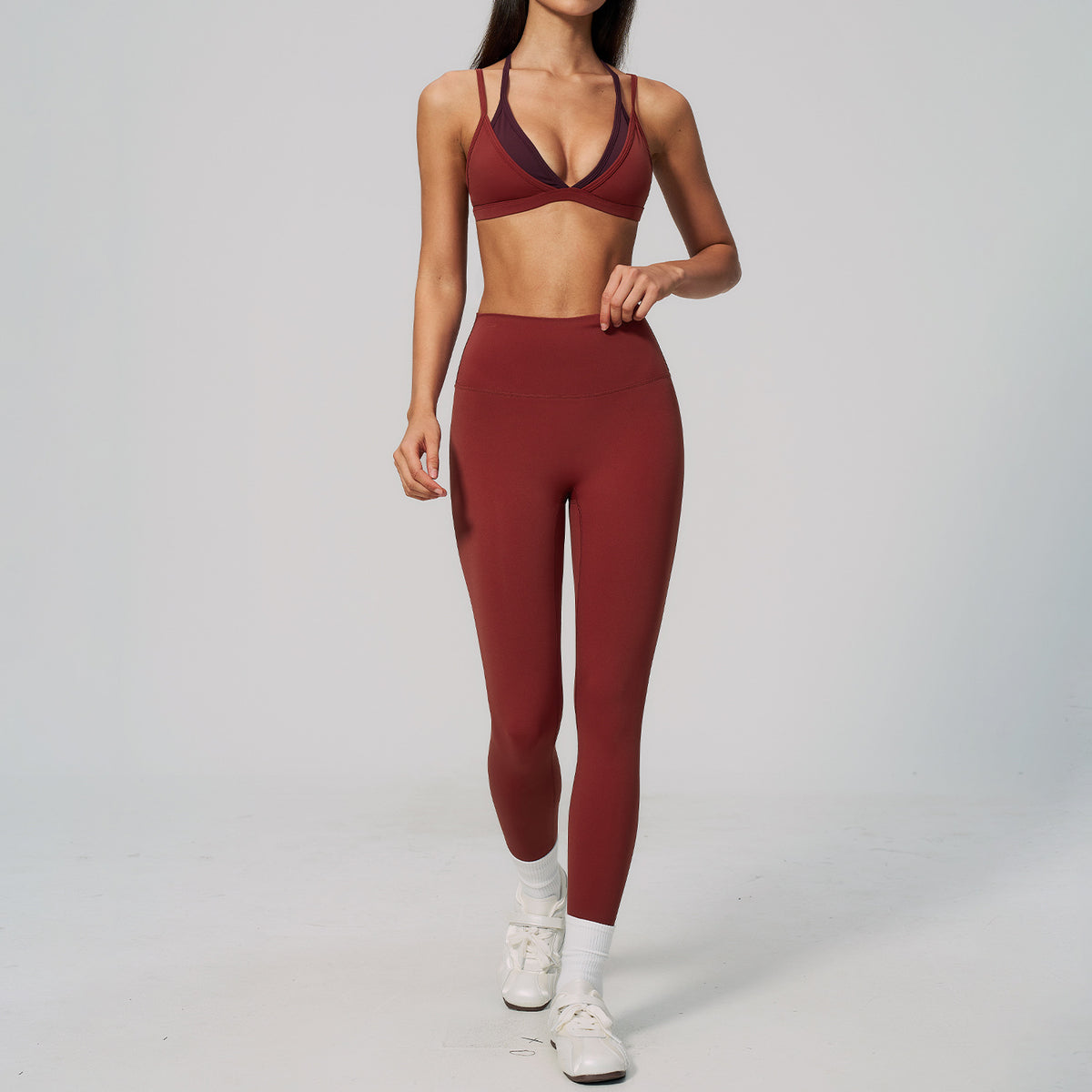 Women's sexy bras with Breathable leggings casual suit