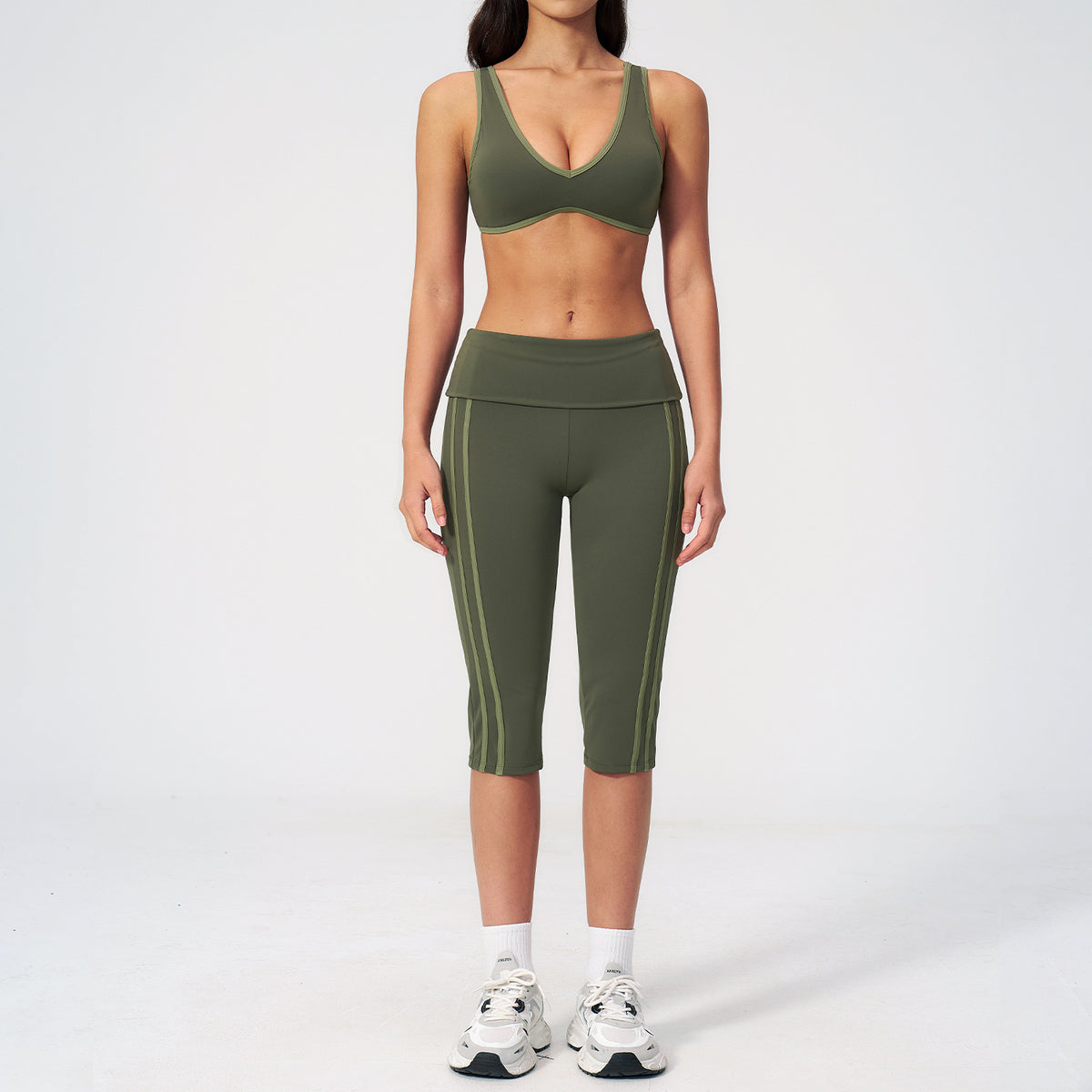 Women's hot selling bras with quick-drying leggings yoga set