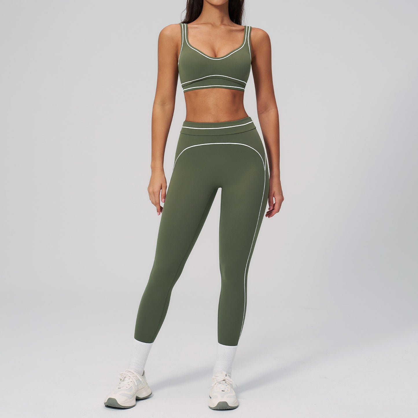 Women's wholesale hot-selling sports bras fitness yoga set