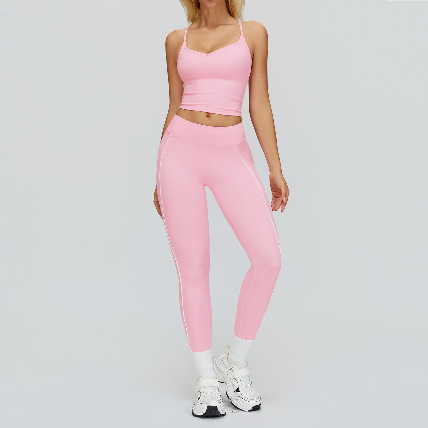 Women's soft quick-drying bars with legging yoga suit