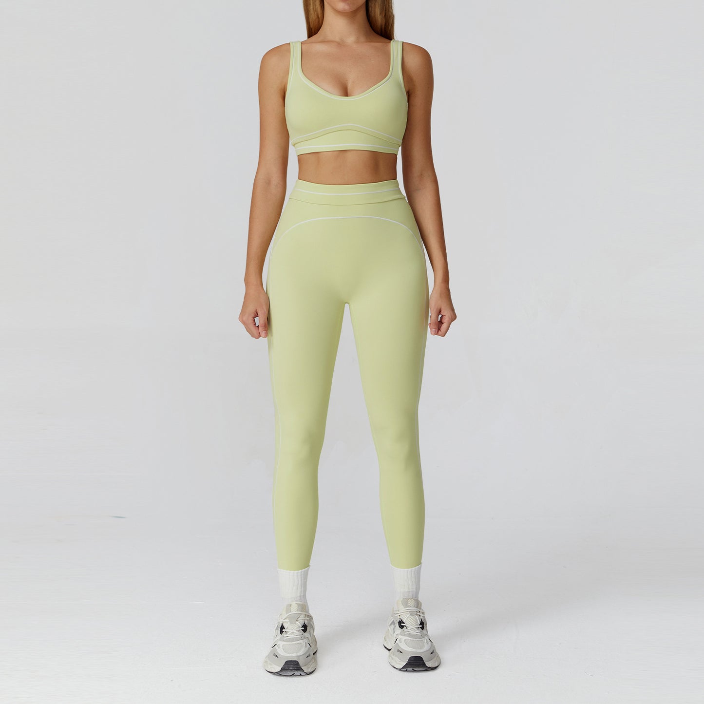 Women's wholesale hot-selling sports bras fitness yoga set