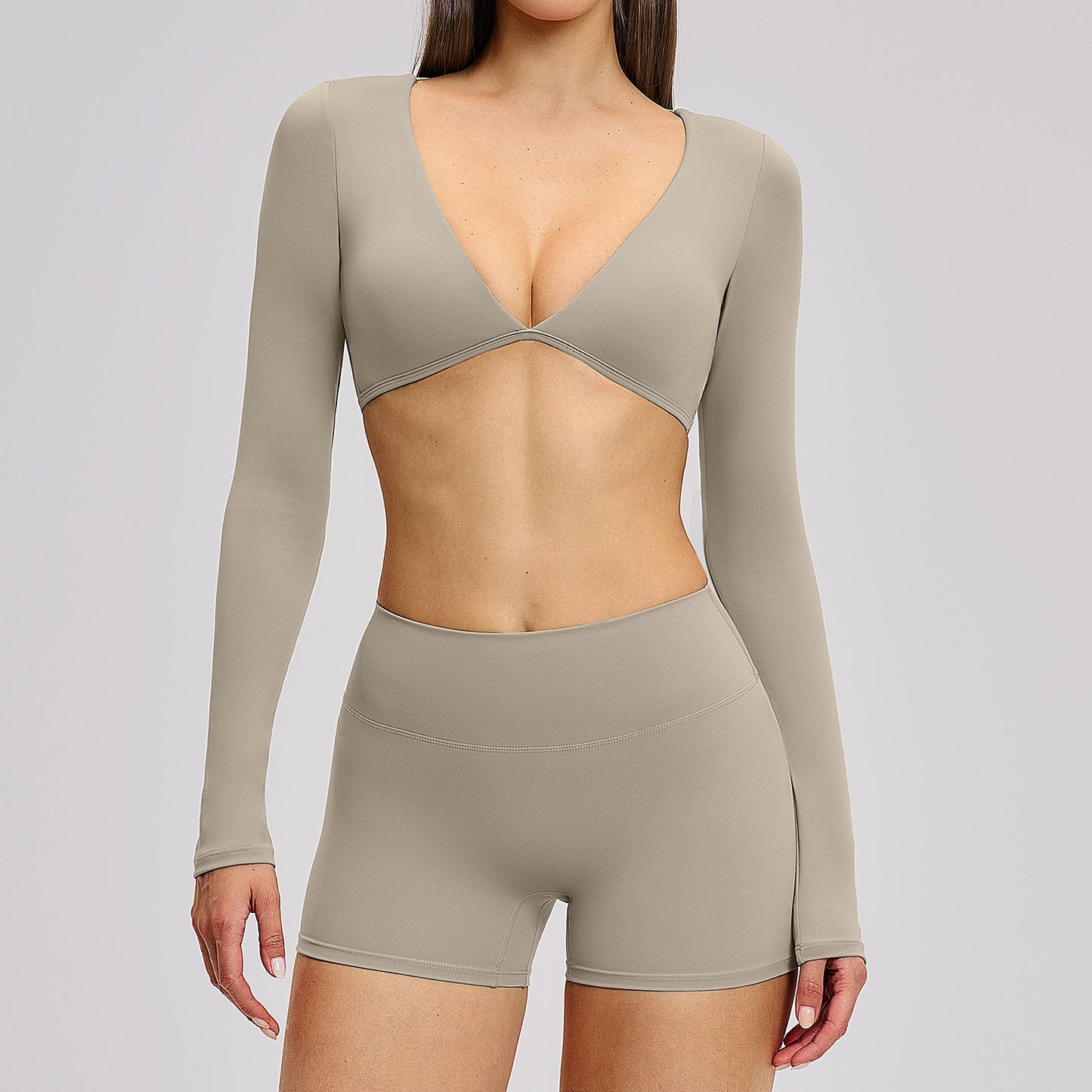 Hanging neck fitness suit, beautiful back yoga suit