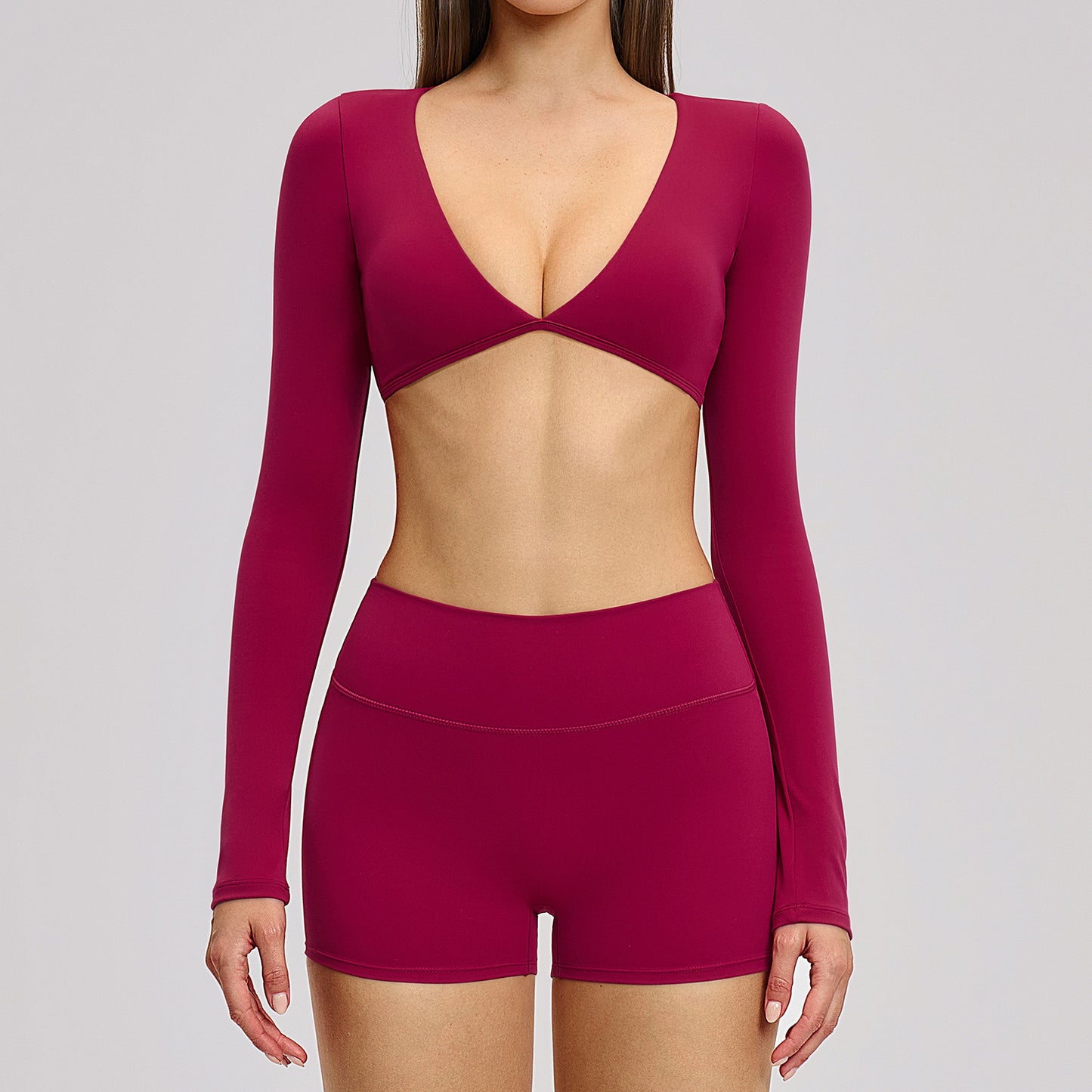 Hanging neck fitness suit, beautiful back yoga suit