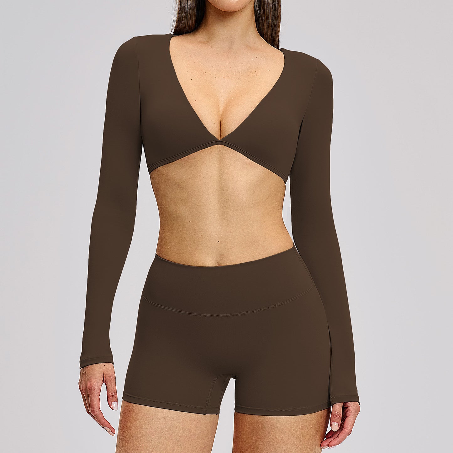 Hanging neck fitness suit, beautiful back yoga suit