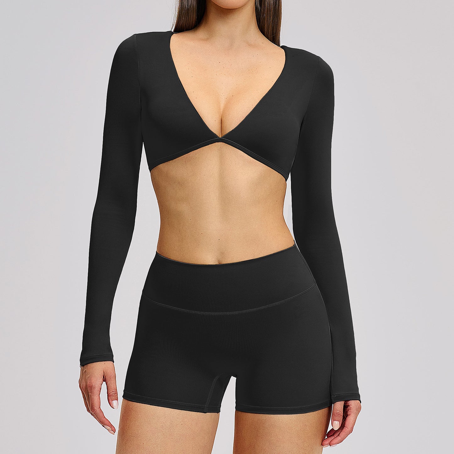 Hanging neck fitness suit, beautiful back yoga suit