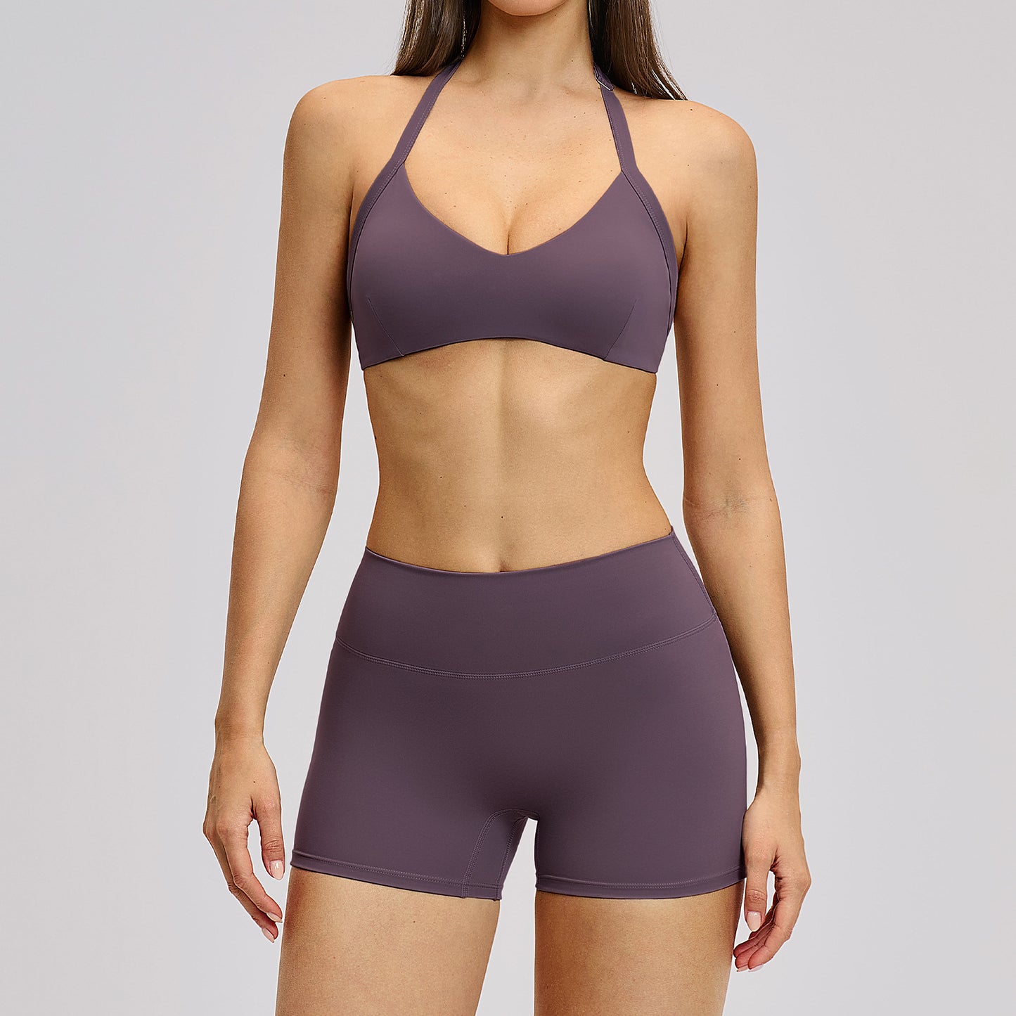 Neck-worn backless yoga workout running fitness set
