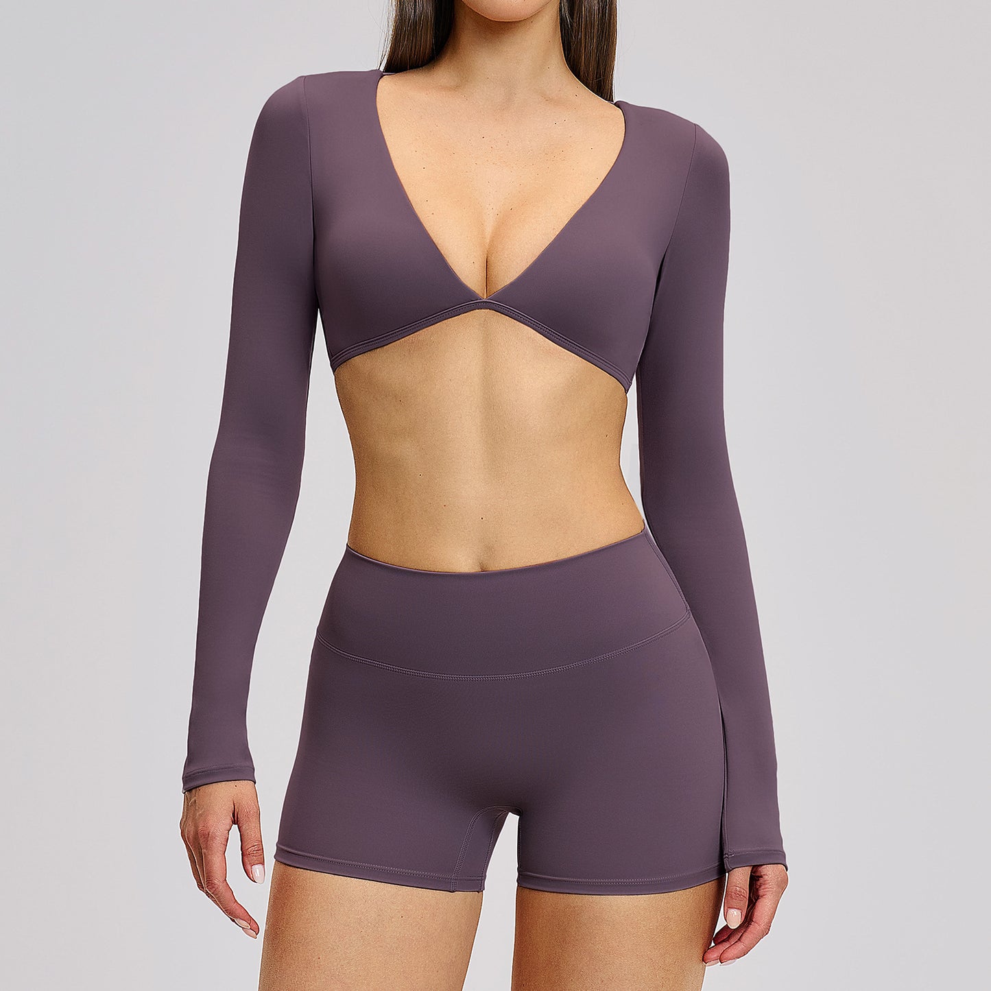 Hanging neck fitness suit, beautiful back yoga suit